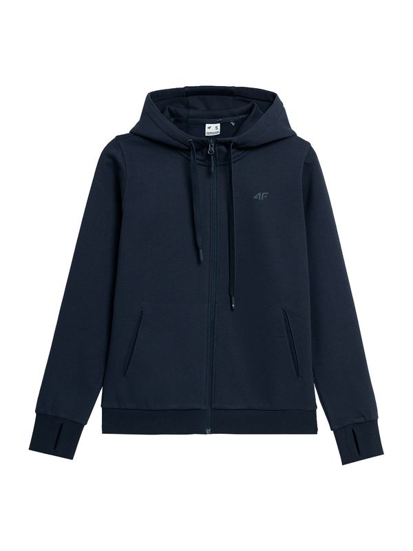 4F 4F Спортна жилетка с качулка  морскосиньо