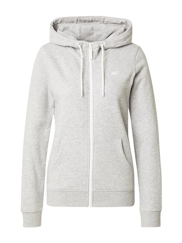 4F 4F Спортна жилетка с качулка  сиво