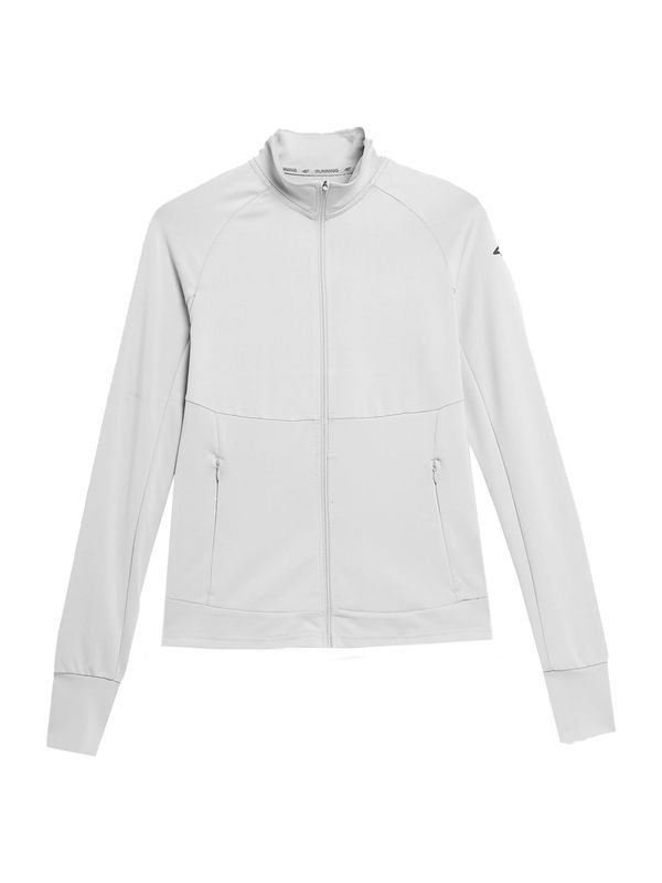 4F 4F Спортна жилетка с качулка  светлосиво