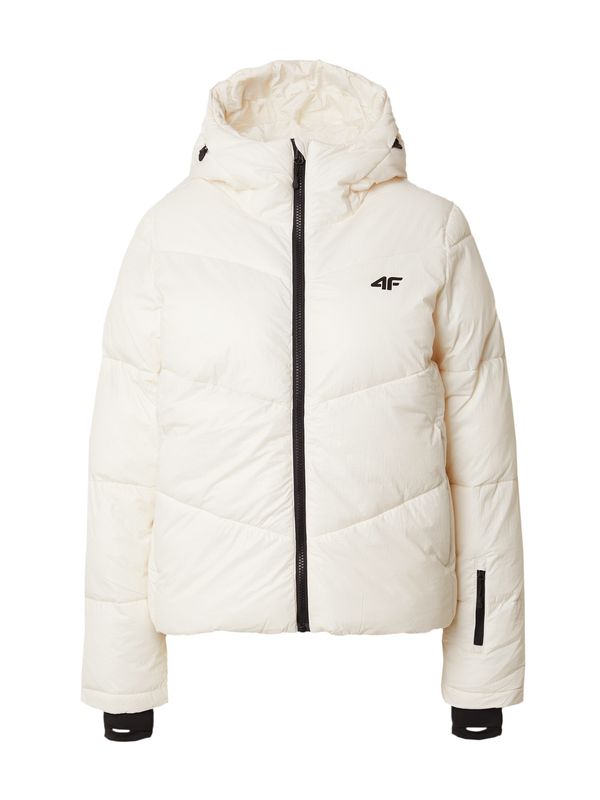 4F 4F Спортно яке  черно / естествено бяло