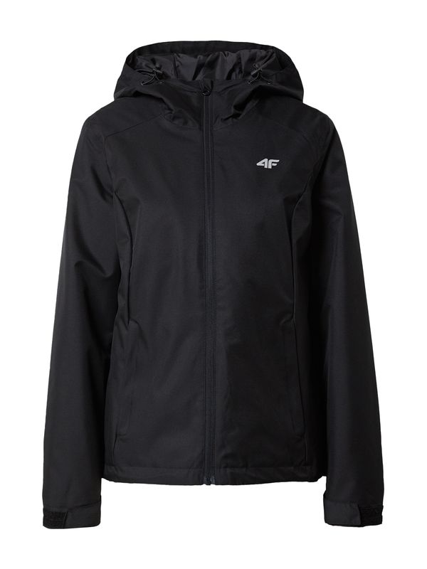 4F 4F Външно яке  черно / бяло