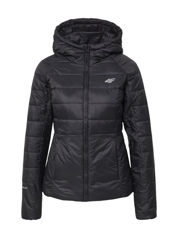 4F 4F Външно яке  черно / бяло