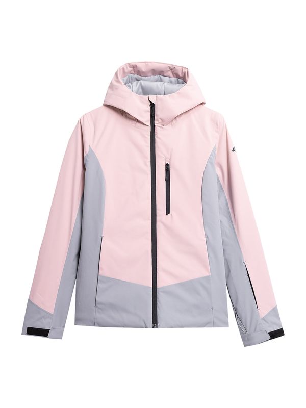 4F 4F Външно яке 'F121'  сиво / бледорозово / черно