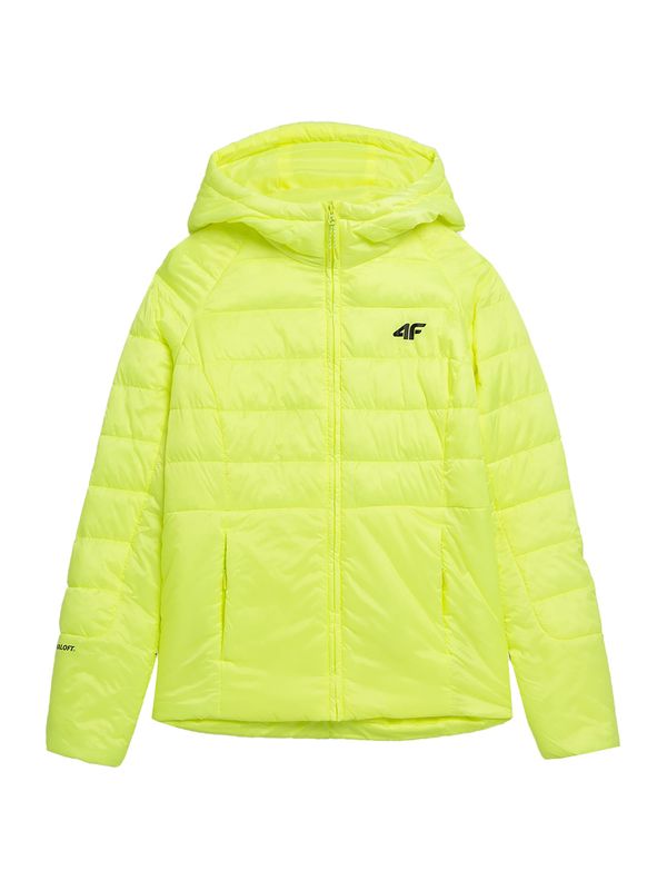 4F 4F Външно яке  лимон / черно