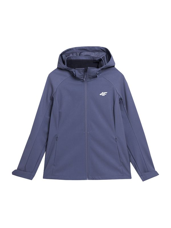 4F 4F Външно яке  синьо / бяло