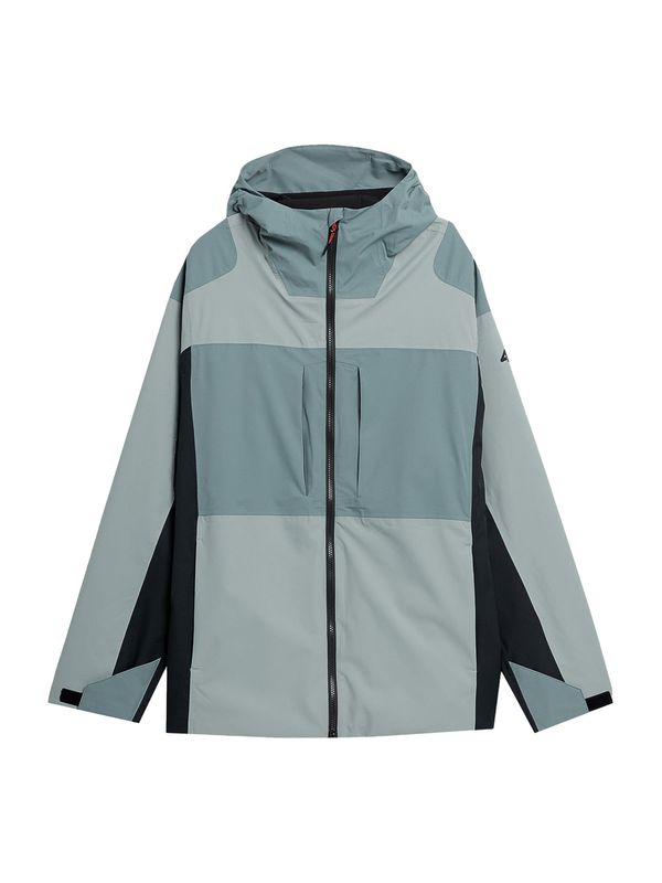 4F 4F Яке Outdoor  опушено синьо / сиво / черно