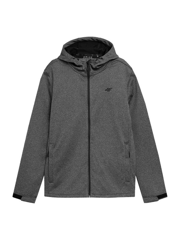 4F 4F Яке Outdoor  сив меланж / черно