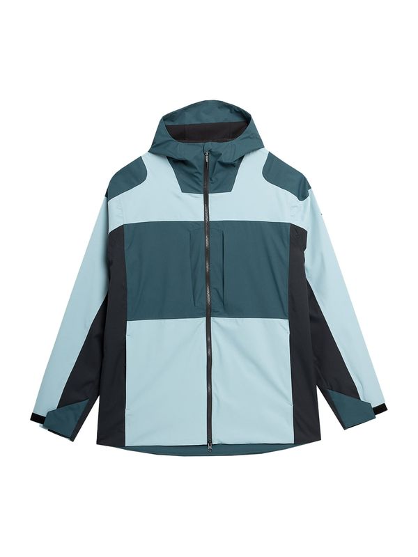 4F 4F Яке Outdoor  светлосиньо / смарагдово зелено / черно