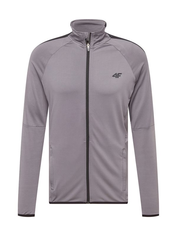 4F 4F Яке за трениране 'BLMF010'  тъмносиво / черно