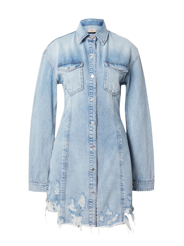 7 for all mankind 7 for all mankind Рокля тип риза  син деним