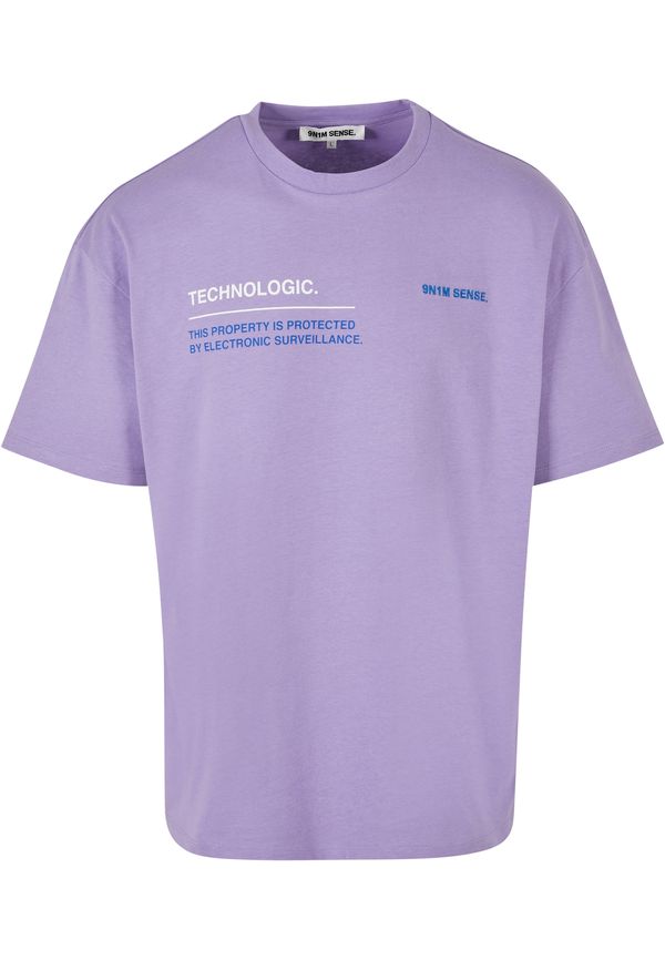 9N1M SENSE 9N1M SENSE Тениска  синьо / светлолилаво / бяло