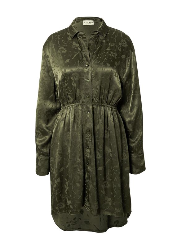 A LOT LESS A LOT LESS Рокля тип риза 'Mona'  тъмнозелено