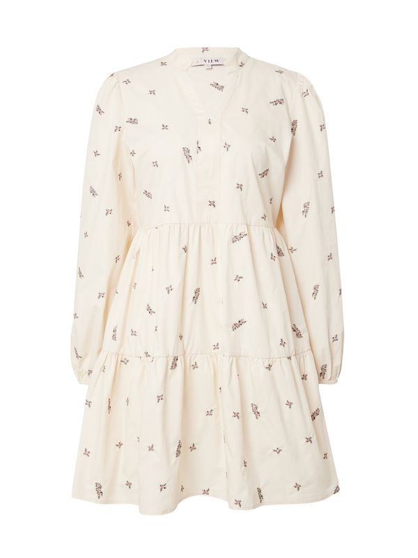 A-VIEW A-VIEW Рокля 'Karma'  кремаво / бледорозово / черно