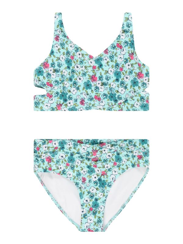 Abercrombie & Fitch Abercrombie & Fitch Бански костюм 'JAN 2'  аквамарин / циан / зелено / розово