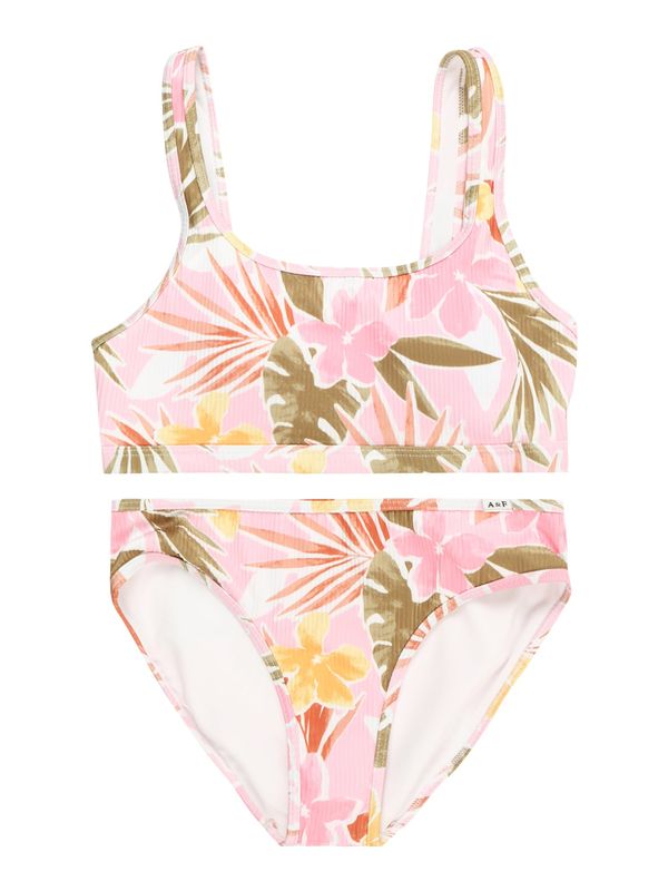 Abercrombie & Fitch Abercrombie & Fitch Бански тип бикини  светлозелено / оранжево / бледорозово / бяло
