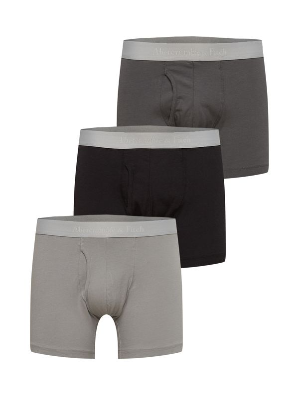 Abercrombie & Fitch Abercrombie & Fitch Боксерки  светлосиво / тъмносиво / черно
