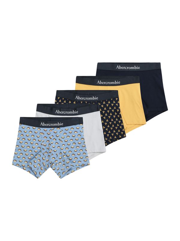 Abercrombie & Fitch Abercrombie & Fitch Долни гащи  нейви синьо / светлосиньо / жълто / сиво