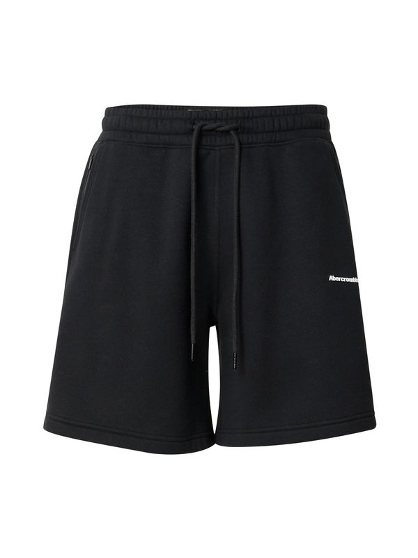 Abercrombie & Fitch Abercrombie & Fitch Панталон  черно / бяло