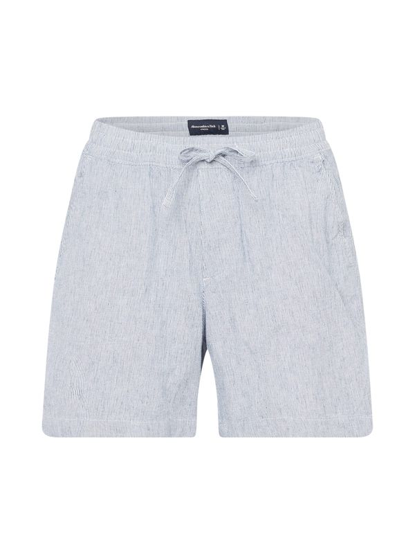 Abercrombie & Fitch Abercrombie & Fitch Панталон  синьо / бяло