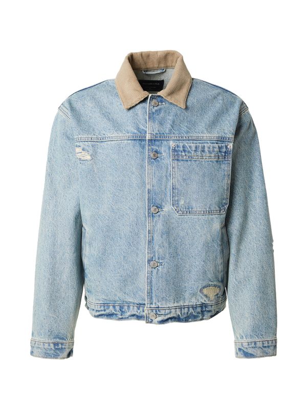 Abercrombie & Fitch Abercrombie & Fitch Преходно яке  син деним / капучино