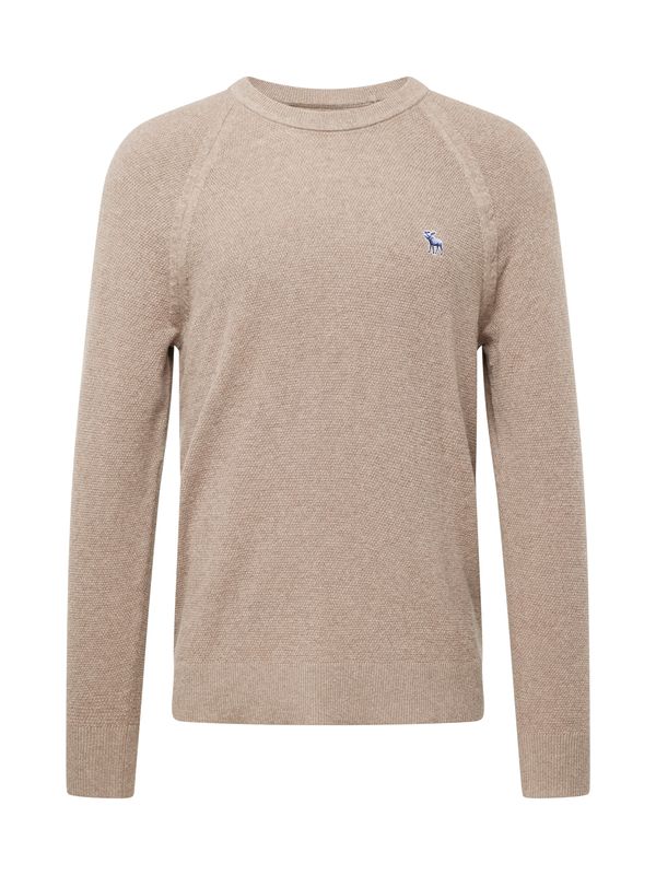 Abercrombie & Fitch Abercrombie & Fitch Пуловер  тъмносиньо / светлокафяво / бяло