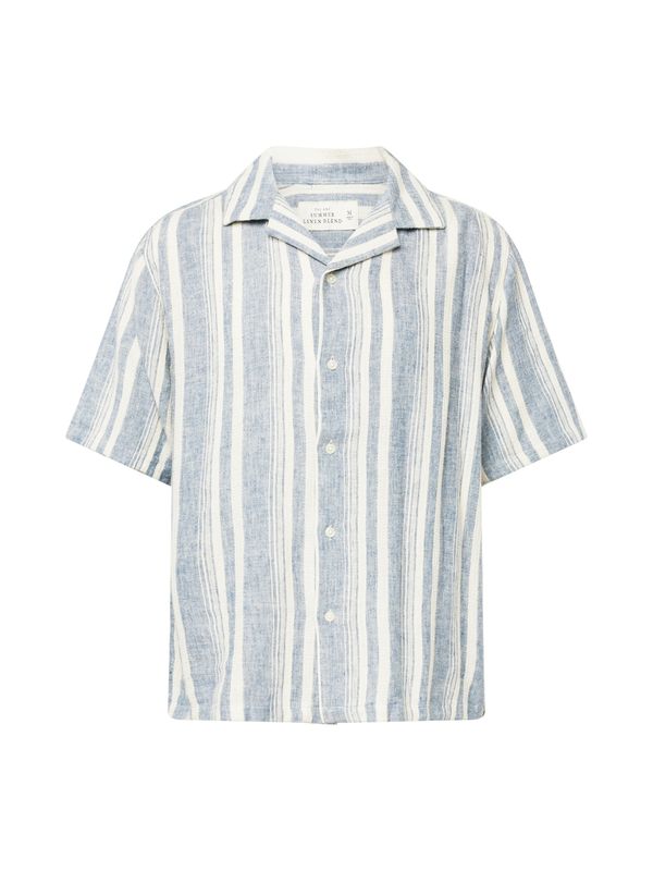 Abercrombie & Fitch Abercrombie & Fitch Риза  син деним / мръсно бяло