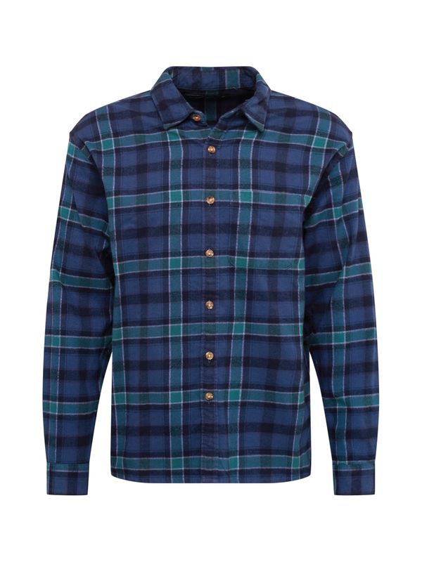 Abercrombie & Fitch Abercrombie & Fitch Риза  синьо / смарагдово зелено / бяло