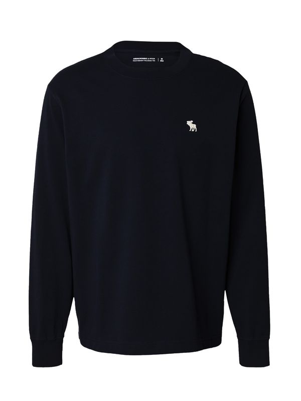 Abercrombie & Fitch Abercrombie & Fitch Суичър  бежово / нейви синьо