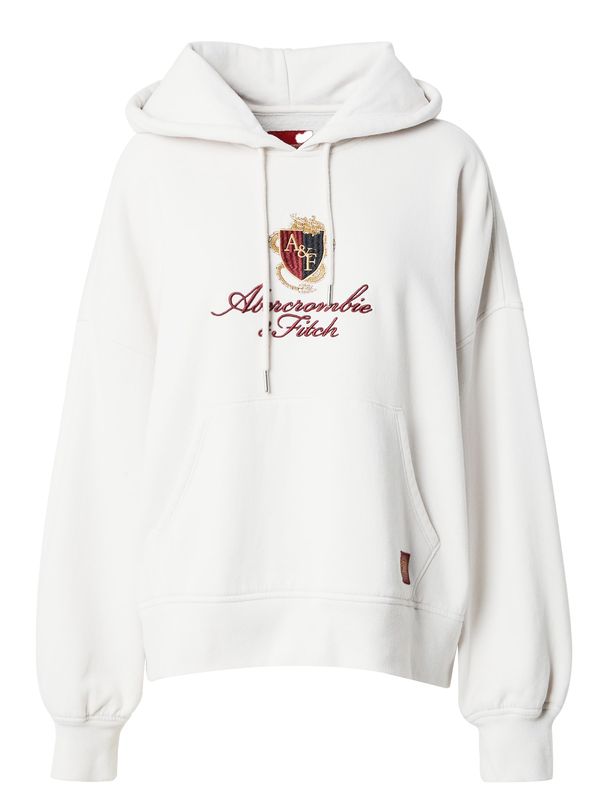 Abercrombie & Fitch Abercrombie & Fitch Суичър 'CLASSIC SUNDAY'  тъмножълто / тъмночервено / черно / яйчена черупка