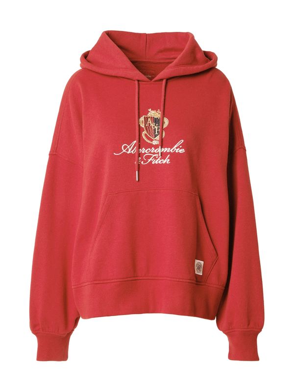 Abercrombie & Fitch Abercrombie & Fitch Суичър 'CLASSIC SUNDAY'  злато / червено / черно / бяло