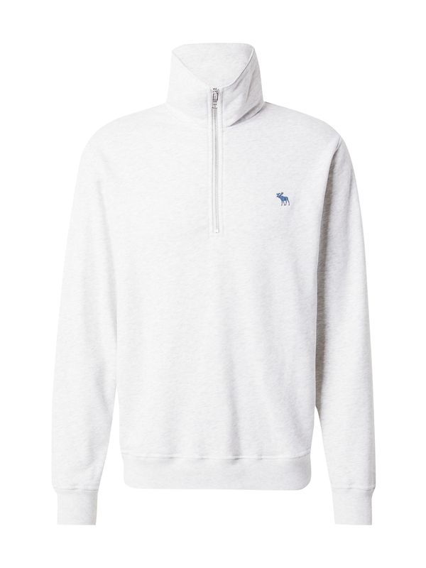 Abercrombie & Fitch Abercrombie & Fitch Суичър  морскосиньо / светлосиво