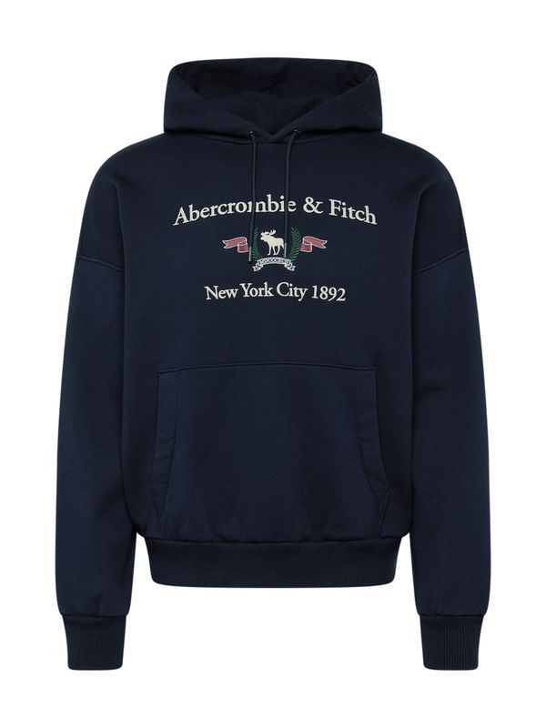 Abercrombie & Fitch Abercrombie & Fitch Суичър  морскосиньо / зелено / червено / бяло
