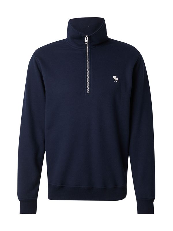 Abercrombie & Fitch Abercrombie & Fitch Суичър  нейви синьо / сребърно сиво