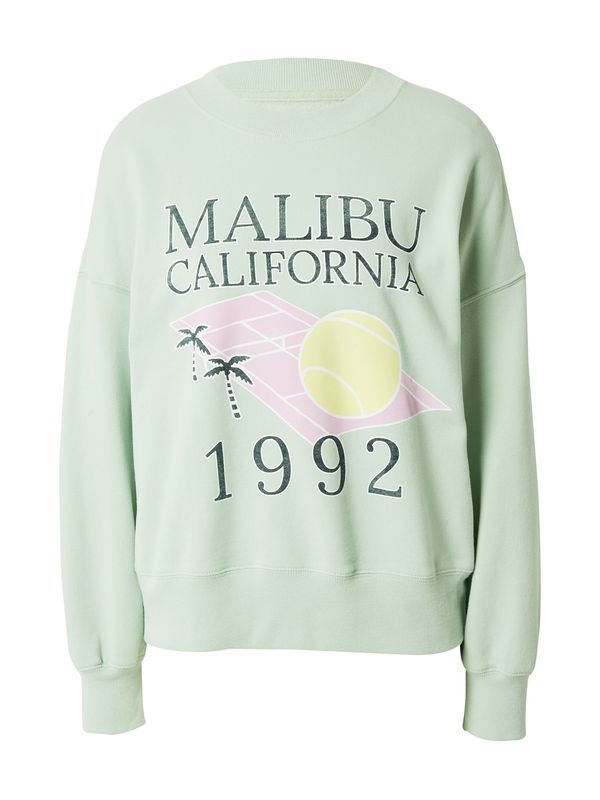 Abercrombie & Fitch Abercrombie & Fitch Суичър  пастелно зелено