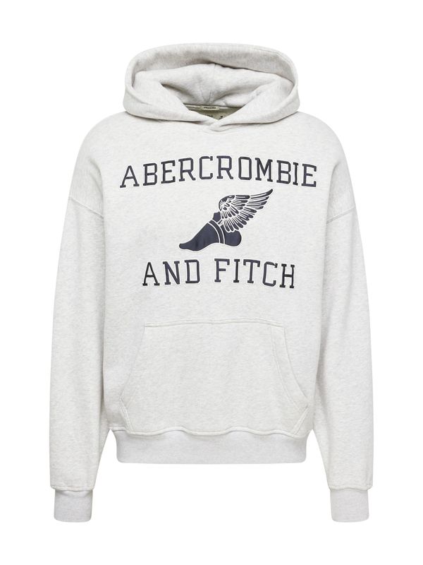 Abercrombie & Fitch Abercrombie & Fitch Суичър  светлосиво / черно