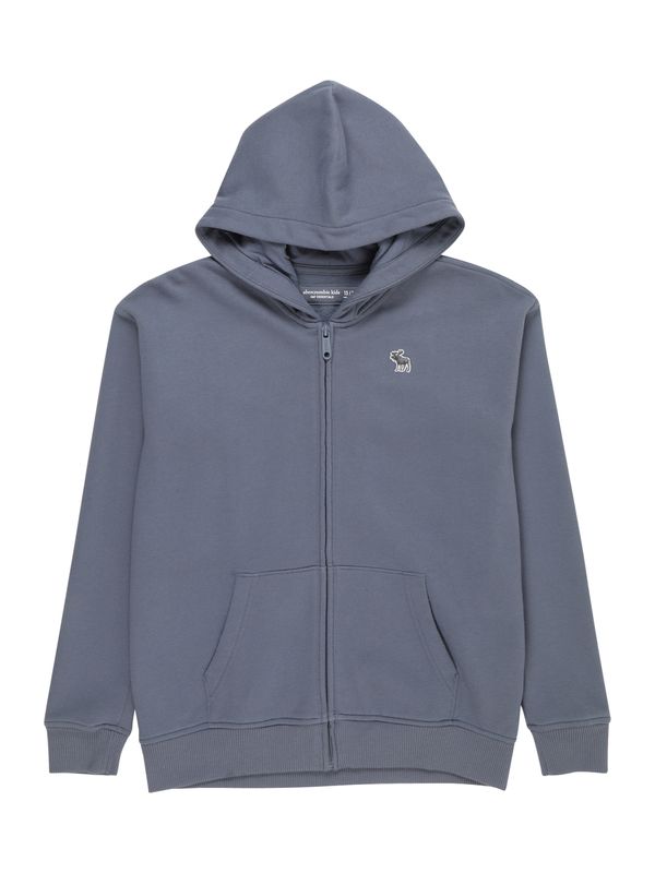 Abercrombie & Fitch Abercrombie & Fitch Суичъри с качулка 'ESSENTIAL'  опушено синьо / сиво / бяло