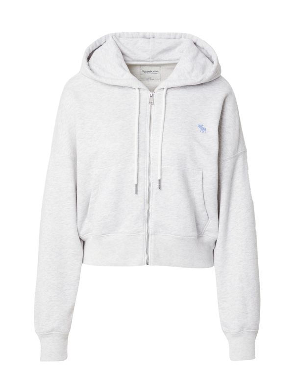 Abercrombie & Fitch Abercrombie & Fitch Суичъри с качулка 'SUNDAY'  светлосиньо / светлосиво