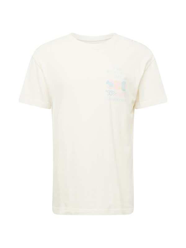 Abercrombie & Fitch Abercrombie & Fitch Тениска  аквамарин / светлозелено / мръсно бяло