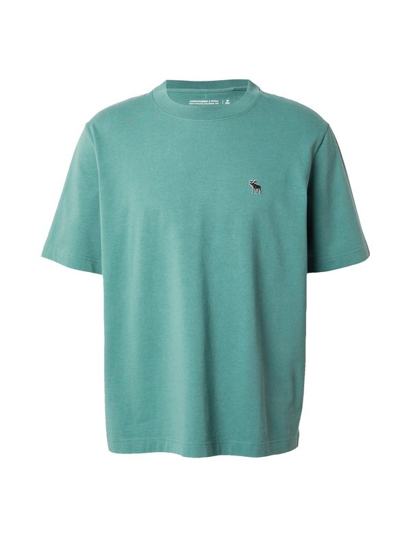 Abercrombie & Fitch Abercrombie & Fitch Тениска 'APAC'  тюркоазен / черно / бяло