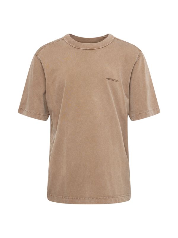 Abercrombie & Fitch Abercrombie & Fitch Тениска  кафяво / таупе сиво