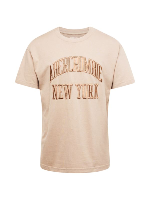 Abercrombie & Fitch Abercrombie & Fitch Тениска  капучино / светлокафяво