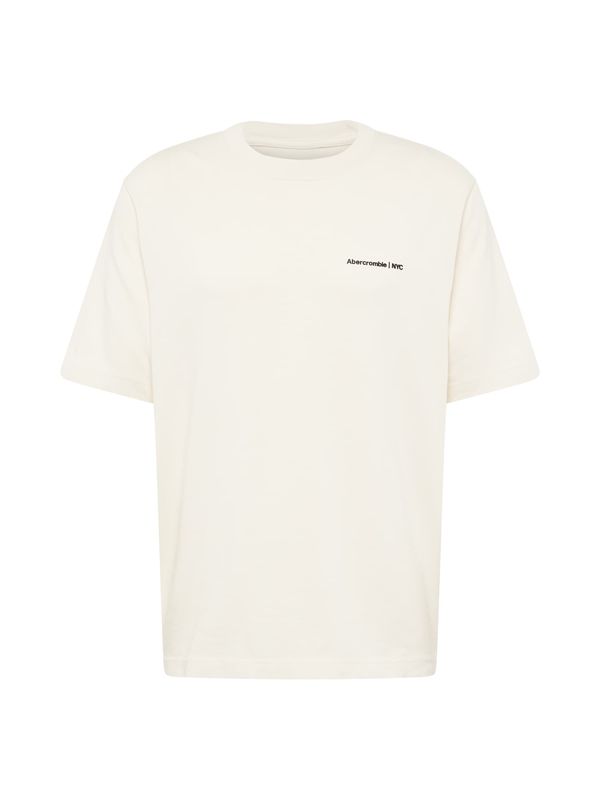 Abercrombie & Fitch Abercrombie & Fitch Тениска  кремаво / черно
