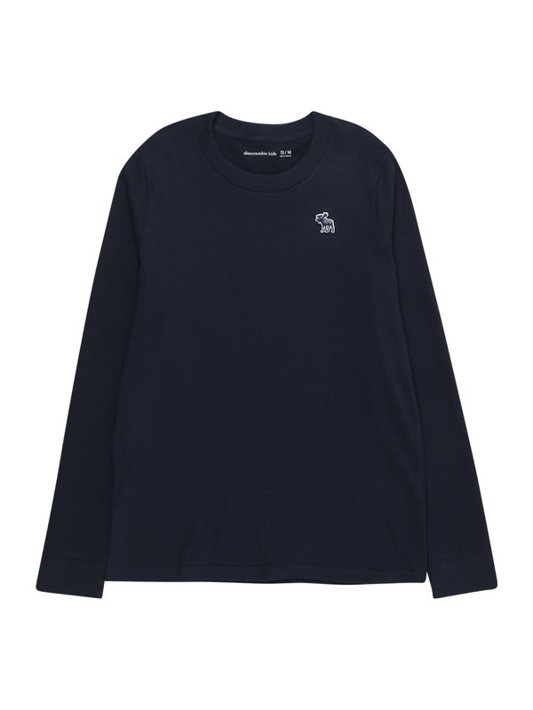 Abercrombie & Fitch Abercrombie & Fitch Тениска  нейви синьо / бяло