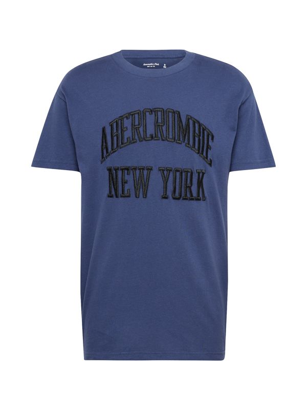 Abercrombie & Fitch Abercrombie & Fitch Тениска  тъмносиньо / черно