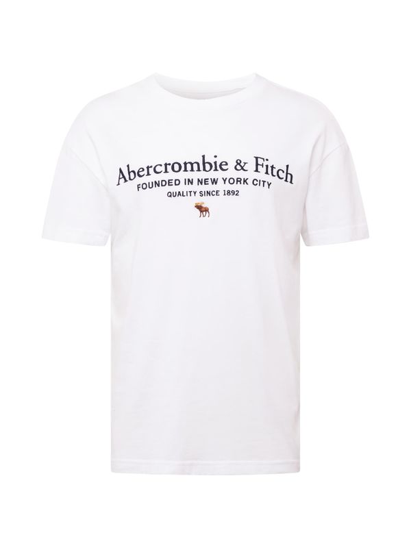 Abercrombie & Fitch Abercrombie & Fitch Тениска  тъмносиньо / кафяво / златистожълто / бяло