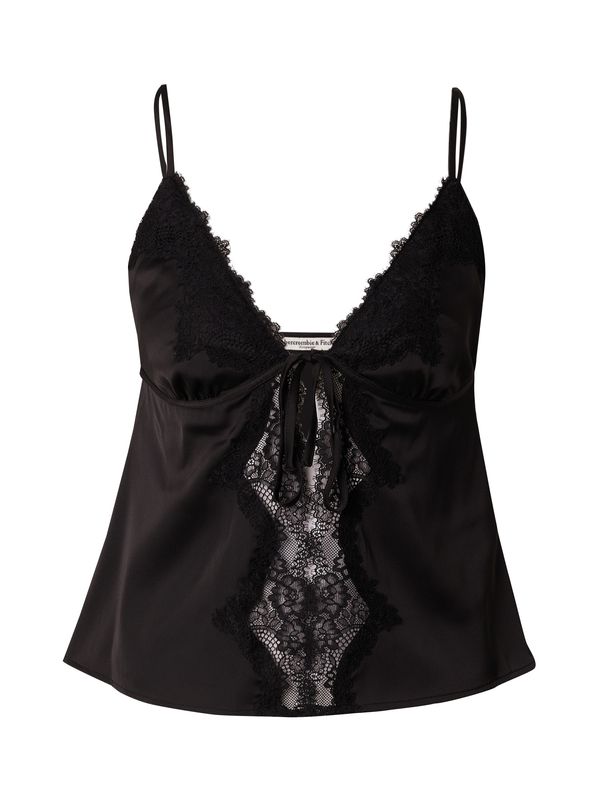 Abercrombie & Fitch Abercrombie & Fitch Тениска за спане  черно