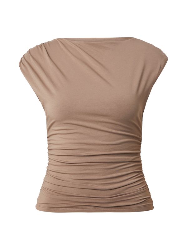 Abercrombie & Fitch Abercrombie & Fitch Топ  кафяво