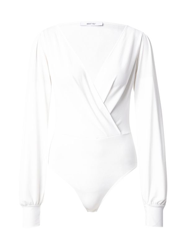 ABOUT YOU ABOUT YOU Блуза боди 'Fenna'  бяло