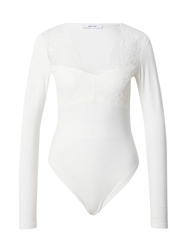 ABOUT YOU ABOUT YOU Блуза боди 'Mala'  бяло