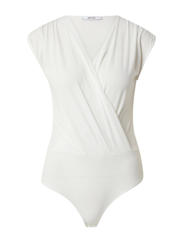 ABOUT YOU ABOUT YOU Блуза боди 'Stina'  бяло